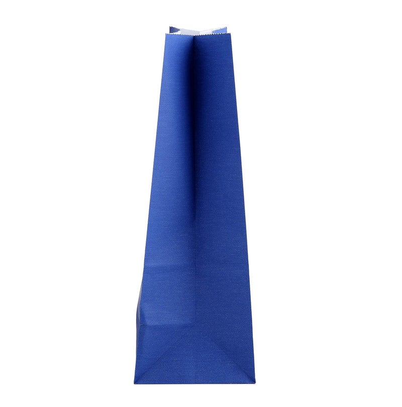 Partay Shenanigans Party Favor Bags - 50 Pack Kraft Paper Goodie Gift Lunch Treat Bags - Party Supplies for Theme Kids Birthday - 5"x3"x9" (Navy Blue) - Image 5